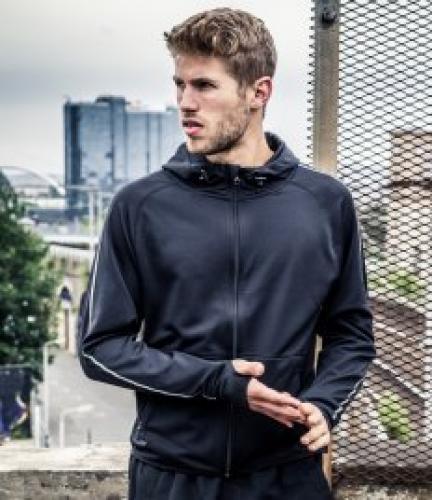 Tombo Running Hoodie - Black - L