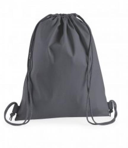 W Mill Premium Cotton Gymsac - Black - ONE