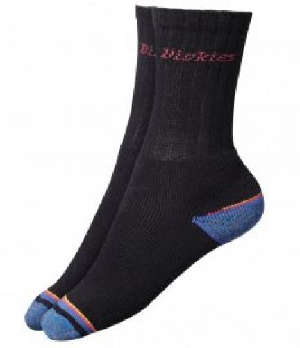Dickies Strong Work Socks - Black - WD652 BLK 6-11