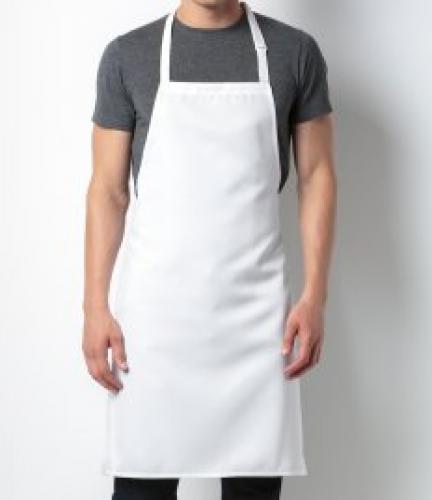 Xpres Sublimation Bib Apron - White - X516V WHI ONE