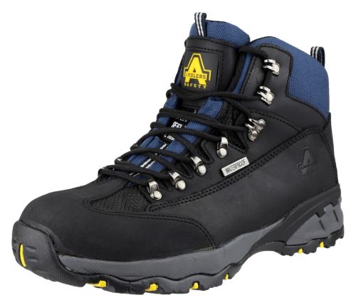 FS161 Waterproof Lace up Hiker Safety Boot - Black - Size 13