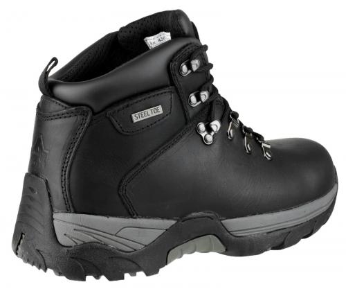 FS17 Waterproof Lace up Hiker Safety Boot - Black - Size 6
