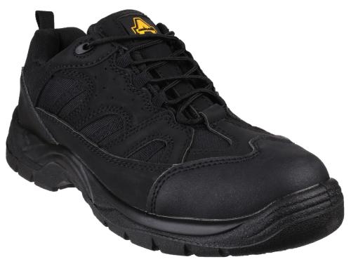 FS214 Vegan Friendly Safety Shoes - Black - Size 4