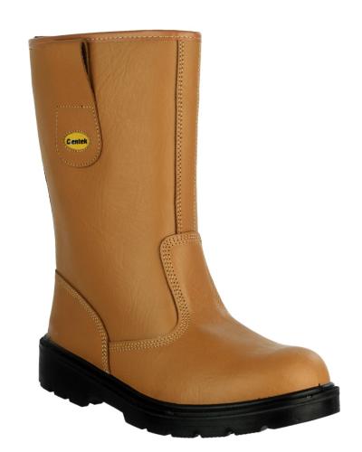 FS334 Safety Rigger Boot - Tan - Size 4