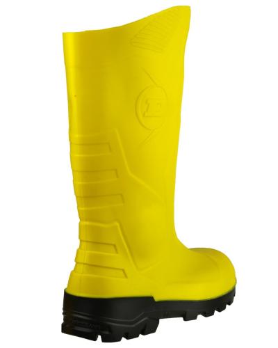 Devon Full Safety Wellington - Yellow/Black - Size 3