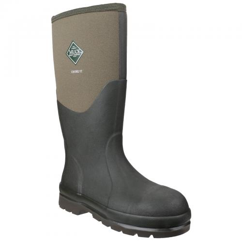 Chore Classic Steel Safety Wellington - Moss - Size 13