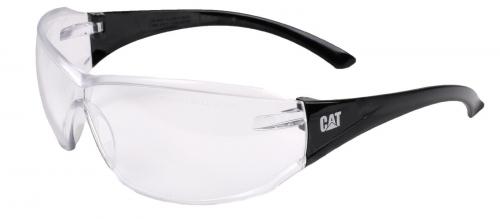 Shield Safety Frame Glasses - Clear Black - Size
