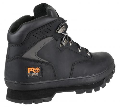 Euro Hiker Lace Up Safety Boot - Black - Size 6