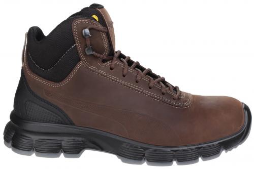 Condor Mid Lace up Safety Boot - Brown - Size 6