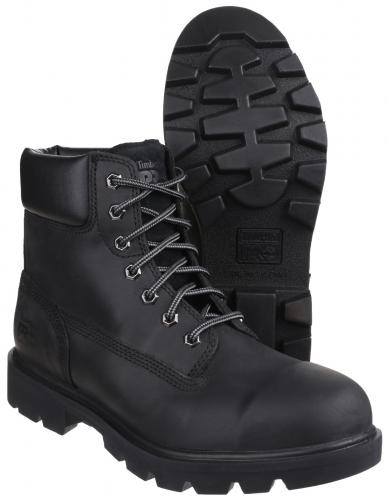 Sawhorse Lace Up Safety Boot - Black - Size 6