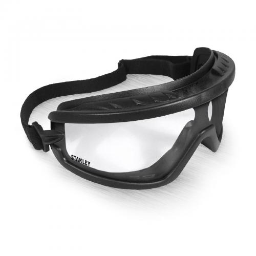 Basic Safety Goggle - Black/Clear - Size