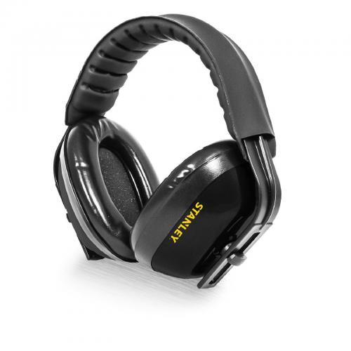 Fixed Headband Ear Defender - Black - Size