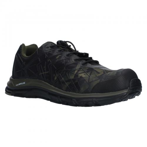 Energy Impulse Olive Low Safety Trainer - Olive/Black - Size 12