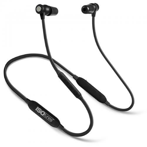 ISO TUNES XTRA IT07 Professional Noise-Isolating Earbuds - Black - Size Lge