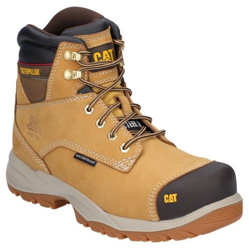 Spiro Lace Up Waterproof Safety Boot - Honey Reset - Size 13