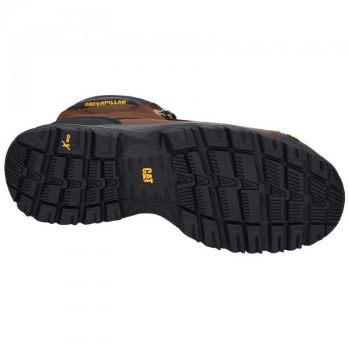 Spiro Lace Up Waterproof Safety Boot - Dark Brown - Size 6