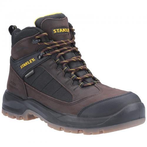 Berkeley Full Lace Up Safety Boot - Brown - Size 12