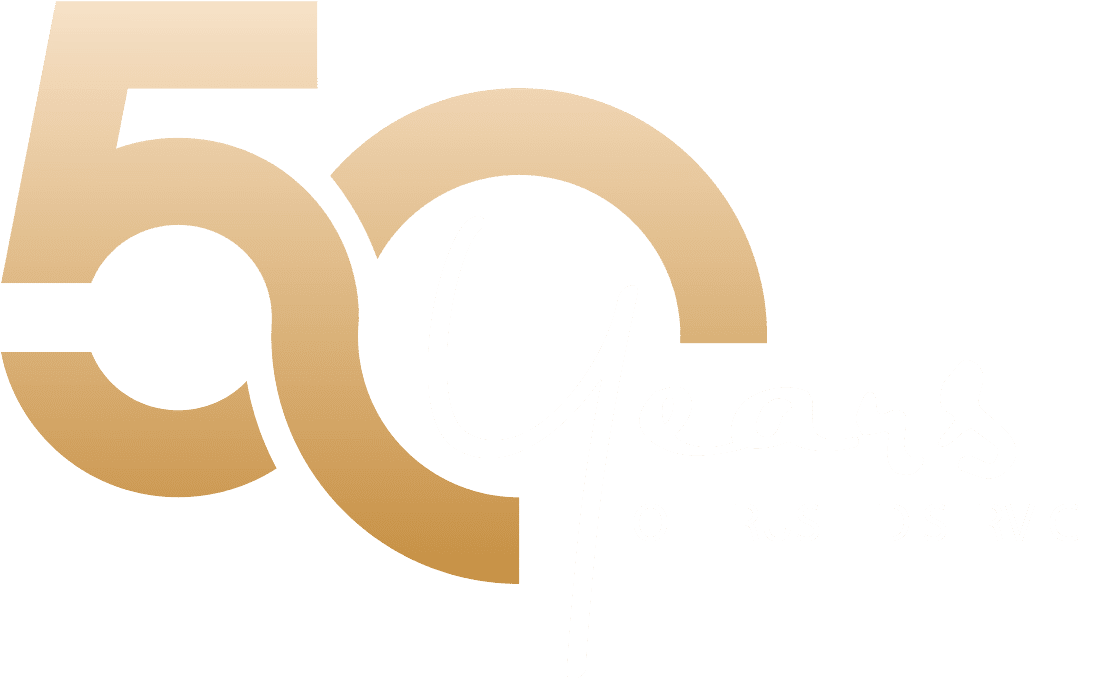 50 Years Of Service Logo
